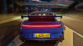 PORSCHE 911 992 GT3 NIGHT DRIVE by AutoTopNL [upl. by Tani]