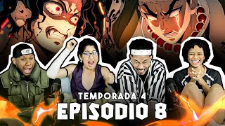 Hacia el Castillo Infinito 🔥  DEMON SLAYER 4X08  Reacción [upl. by Sinclare]