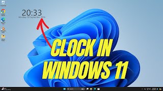 How To Add Clock Widget In Window 11 [upl. by Laurance]