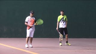 Mx Frontour  Frontenis  Semifinal singles Turi vs Charro Campo Marte 2014 [upl. by Neeliak]