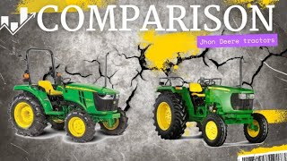 Jhon Deere 3028 EN vs Jhon Deere 5036 D  jhon Deere tractor comparison  hindi video tractor [upl. by Asirrom]