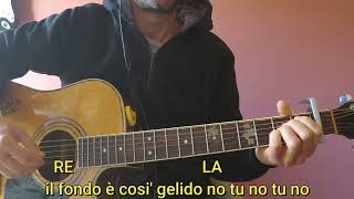 Irama  Tu no Come suonarla con una chitarra [upl. by Anavoig]