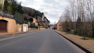 VLOG France  Perigord From Bergerac to Sarlat  driving 4K [upl. by Ezar]