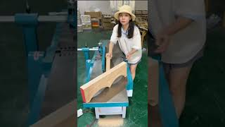 Industrial Wood Planer Perfect for Furniture Making woodworking precisionwoodworking woodplaner [upl. by Yemorej640]