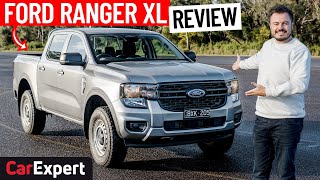 2023 Ford Ranger XL inc 0100 review One of the cheapest Rangers you can buy [upl. by Euqinamod667]