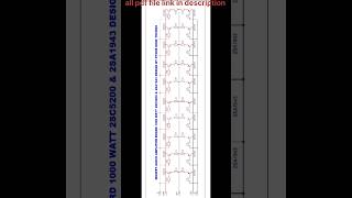 1000W Amplifier Board diagram2SC5200 amp 2SA1943 PCB Board [upl. by Ettie]