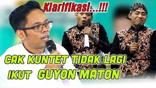 Klarifikasi Cak Percil  KENAPA  Cak Kuntet Tidak Lagi Ikut GUYON MATON [upl. by Hayes]