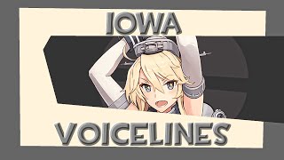 All Iowa Voicelines Kancolle [upl. by Carlyn]