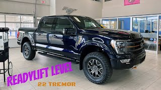 Leveled Antimatter Blue 22 F150 TREMOR with 2Inch ReadyLift Level [upl. by Ahseram]