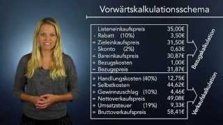 So geht die Vorwärtskalkulation  Wissen für die Ausbildung  Prozubide [upl. by Freudberg272]