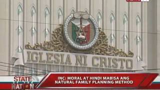 SONA  RH bill gets Iglesia backing 042511 [upl. by Phiona]