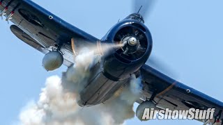 Full Warbird Airshow and Flight Ops  Friday  TBM Avenger Reunion 2023 [upl. by Nnaik563]