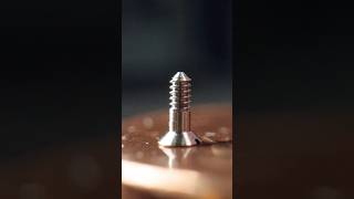 MICROSCOPIC Machining Screws [upl. by Aerdnwahs]