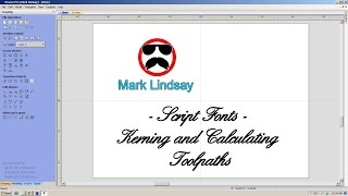 Script Fonts Part 2 – Kerning and Calculating Toolpaths [upl. by Gnanmos]