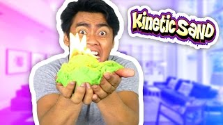 DIY How To Make KINETIC SAND [upl. by Marjory]