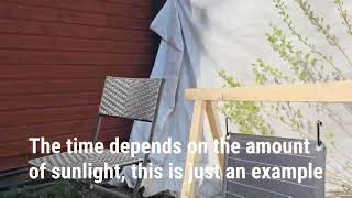 How long does it take a 21W foldable solar panel to charge [upl. by Engedi181]