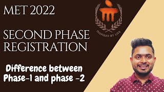 Manipal Entrance Exam 2022  Phase 2 registration  Difference between phase1 and Phase2 met2022 [upl. by Nauqan180]