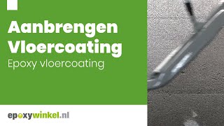 Vloercoating Aanbrengen  Epoxywinkelnl [upl. by Aehcim495]