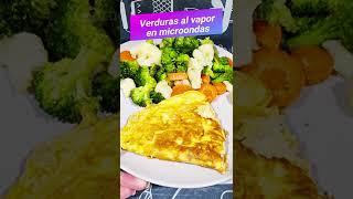 short Verduras al Vapor en ✅ 3 Minutos ‼ [upl. by Taite]