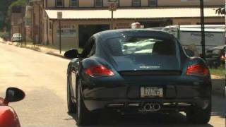 Porsche 9872 Cayman S 20092012  Fabspeed Maxflo Muffler  Revs and Driving [upl. by Burner670]