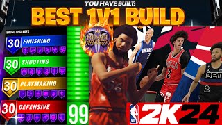 GAME BREAKING GUARD Build 🔥 HOF BULLDOZER is UNSTOPPABLE on NBA 2K24 [upl. by Harwell492]