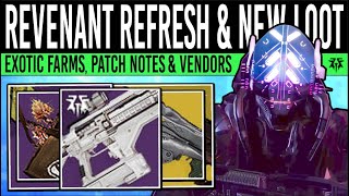 Destiny 2 NEW REVENANT QUESTS amp EXOTIC LOOT Reset INFO New Weapons Exotic Farms amp More 22 Oct [upl. by Ahsam]