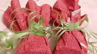 How to gift wrap shots glass  gift wrap [upl. by Felisha]