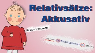 Relativsätze bilden Akkusativ  Deutsch lernen  Niveau A2B1  HD [upl. by Leahcimnhoj190]