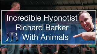 Hypnotic Animals hypnotist Richard Barker hypnosis show [upl. by Kcirneh]