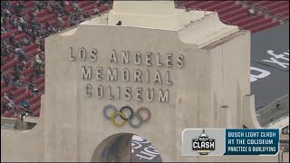 2024 Busch Clash Practice amp Qualifying at the LA Memorial Coliseum  NASCAR Cup Series [upl. by Virnelli]