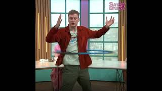 James Acaster HulaHooping on Sunday Brunch [upl. by Ynamad966]