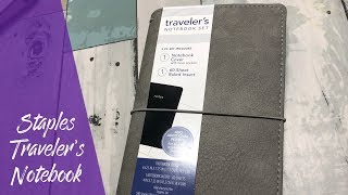 Staples Travelers Notebook Review [upl. by Elakram]