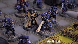 Ultramarines vs Genestealer Cults Missile Defence Vigilus Narrative 40k Space Marines [upl. by Wenoa]