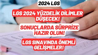 LGS yüzdelikleri düşecek 2024  Okul puanları ve yüzdelik dilimler nasıl olacak hangi yıla benzer [upl. by Eneleahs]