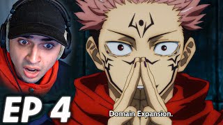 DOMAIN EXPANSION JUJUTSU KAISEN EP 4 REACTION [upl. by Sausa]