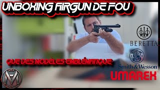 Unboxing airgun de dingue vous allez adorer  revolver et pistolet à plombs [upl. by Charo623]