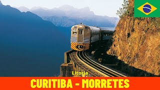 Cab Ride Curitiba  Morretes Serra Verde Express Brazil  train drivers view in 4K [upl. by Noissap]