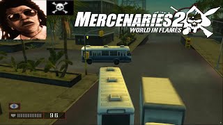 Mercenaries 2 World in Flames PS2 Side Mission Public Transportation [upl. by Aninotna]