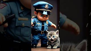 😱Little boy hit the kitten 😭gamingguru cat shortvideos kitten viralvideos [upl. by Verlie]