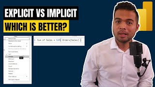 Implicit VS Explicit Measures  Whats the difference  Beginners Guide to Power BI in 2021 [upl. by Miki]