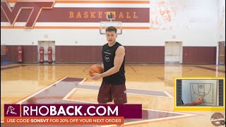 Basketball 101 with Hokies MBB quotThe Staggered handoffquot [upl. by Antonietta]