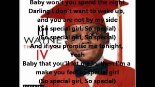 Lil Wayne ft John Legend  So Special Lyrics [upl. by Belden942]