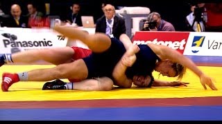 75Kg Bronze 2  Women Wrestling  European Championships 2014 [upl. by Quennie187]