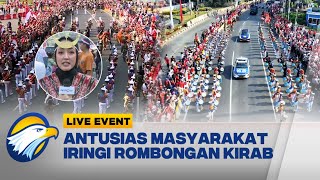 LIVE EVENT  Rombongan Kirab Berangkat Menuju Bandara Halim [upl. by Bergstrom]