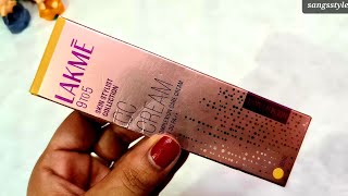 Lakme 9 to 5 skin stylish Collection CC Cream beige review in HindiSangsstyle [upl. by Otrebogir]