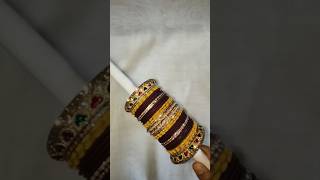 colour combination bangles set wedding banglesshorts viral [upl. by Dyrrej]