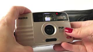 35mm film camera Konica POP AF 200 [upl. by Eugenia246]