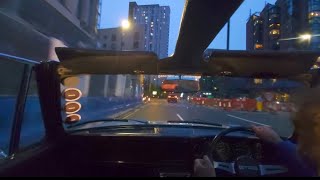 Triumph Stag V8 Night Ride [upl. by Olfe]