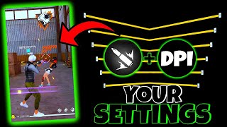 Free Fire Headshot Setting SENSITIVITY DPI Fire Button Size And Position 2024 🔥 [upl. by Mickelson]