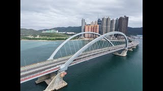 4K 60FPS ✨Let’s Fly a Drone over 🇭🇰 Hong Kong Ep1  Tseung Kwan O Promenade and CrossBay Bridge [upl. by Fidelity]